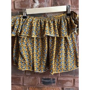 Topshop Tops - ☀️ TOPSHOP, Off The Shoulder Crop Top, Paisley Topshop Tops - ☀️ TOPSHOP, Off The Shoulder Crop Top, Paisley